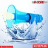 5 CORE 40W Waterproof Megaphone Bullhorn Flashlight PRO Fire Army Grade - Battery + LED Light + Adj Volume + Siren Handheld Lightweight for Water Spor