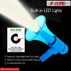 5 CORE 40W Waterproof Megaphone Bullhorn Flashlight PRO Fire Army Grade - Battery + LED Light + Adj Volume + Siren Handheld Lightweight for Water Spor
