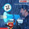 5 CORE 40W Waterproof Megaphone Bullhorn Flashlight PRO Fire Army Grade - Battery + LED Light + Adj Volume + Siren Handheld Lightweight for Water Spor