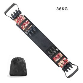 Bench Press Stretcher Chest Expander Bench Press Elastic Belt (Option: black-4)