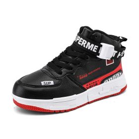 Kids Casual Shoes for Boys Girls Sneakers Unisex Children basket Trainers Child Tennis Sneakers Kids Sport Running Shoes 2021 (Color: Black, size: 36)