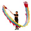 Lightweight Dragon Poi with 3D Dragon Head & Swing Rope Combo for Kids and Beginners, Flowy Dragon Ribbon Streamer Outdoor Fitness Golden Dragon Stage