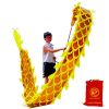 Lightweight Dragon Poi with 3D Dragon Head & Swing Rope Combo for Kids and Beginners, Flowy Dragon Ribbon Streamer Outdoor Fitness Golden Dragon Stage