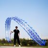 Lightweight Dragon Poi with 3D Dragon Head & Swing Rope Combo for Kids and Beginners, Flowy Dragon Ribbon Streamer Outdoor Fitness Golden Dragon Stage