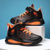 Kids Sneakers Boys Basketball Shoes Children's High-Top Tennis Breathable Casual Shoes Baby Mesh Camouflage Sports Running Shoes