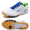 New Training Tennis Shoes Men Women Size 36-45 Black Blue Breathable Badminton Shoes Couples Light Weight Tennis Sneakers
