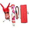 Lightweight Dragon Poi with 3D Dragon Head & Swing Rope Combo for Kids and Beginners, Flowy Dragon Ribbon Streamer Outdoor Fitness Golden Dragon Stage