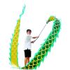 Lightweight Dragon Poi with 3D Dragon Head & Swing Rope Combo for Kids and Beginners, Flowy Dragon Ribbon Streamer Outdoor Fitness Golden Dragon Stage