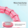 Smart Weighted For Adults Weight Loss, Weighted Fitness Hoops For Weight Loss Equipment, Infinity Hoop Plus Size Detachable 24 Knots, Abdomen Fitness,