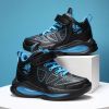 Kids Sneakers Boys Basketball Shoes Children's High-Top Tennis Breathable Casual Shoes Baby Mesh Camouflage Sports Running Shoes