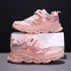 Fashion Kids Sneakers Girls Running Shoes Breathable Hollow Net Sport Shoes Slip-on Children Casual Shoes Light Tenis Infantil